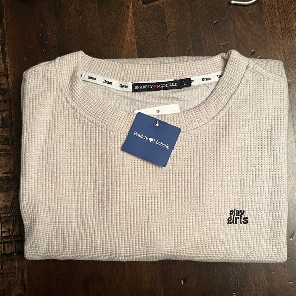 Waffle Material Two Piece Set Tracksuit NWT. Fits small - Picture 3 of 6